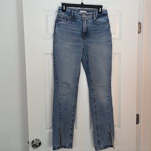 Good American slit jeans
